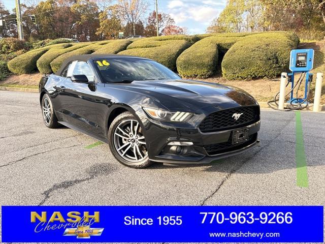 used 2016 Ford Mustang car, priced at $13,290