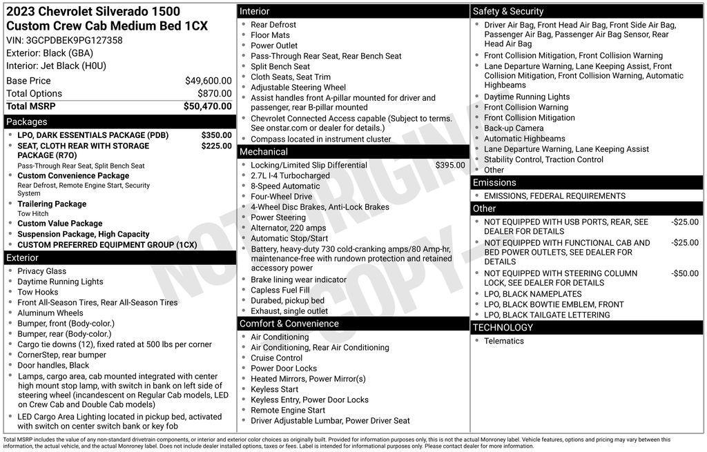 used 2023 Chevrolet Silverado 1500 car, priced at $32,990