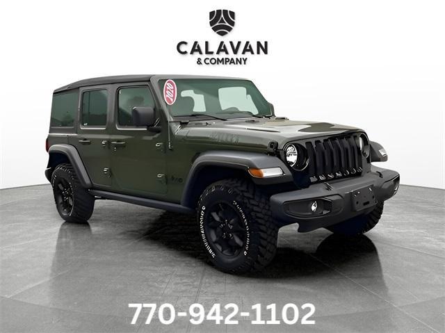 used 2020 Jeep Wrangler Unlimited car, priced at $33,991