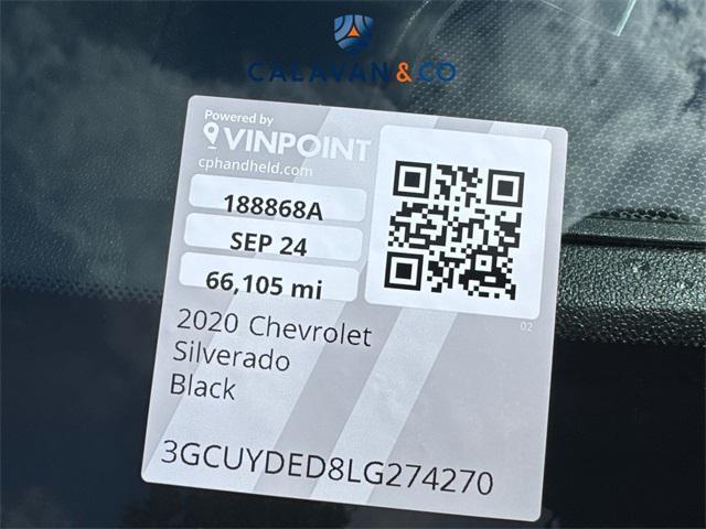 used 2020 Chevrolet Silverado 1500 car, priced at $33,451