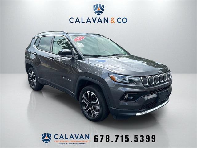 used 2022 Jeep Compass car, priced at $24,491