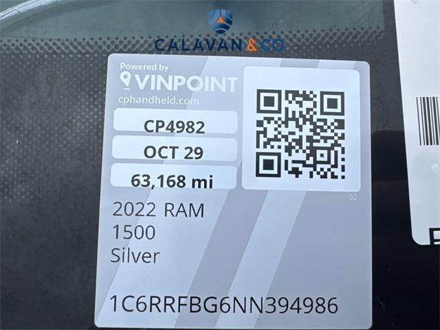 used 2022 Ram 1500 car, priced at $28,991