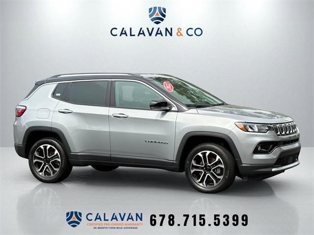 used 2022 Jeep Compass car, priced at $21,991