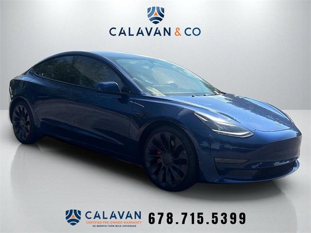 used 2022 Tesla Model 3 car, priced at $28,991