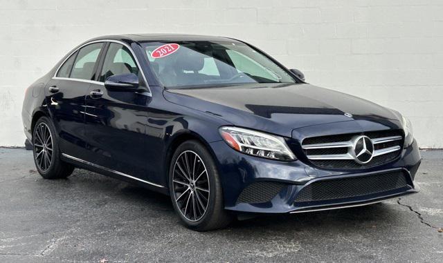 used 2021 Mercedes-Benz C-Class car, priced at $30,991