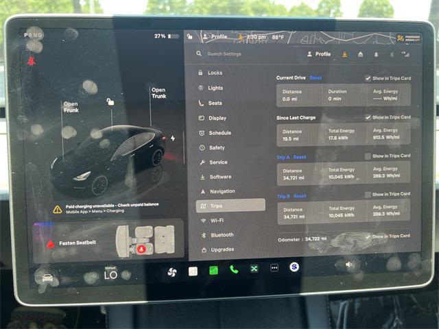 used 2023 Tesla Model 3 car, priced at $31,491