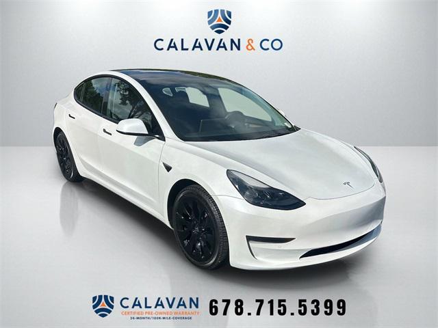 used 2021 Tesla Model 3 car, priced at $25,491