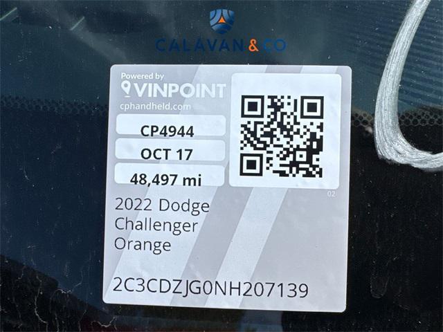 used 2022 Dodge Challenger car, priced at $26,491