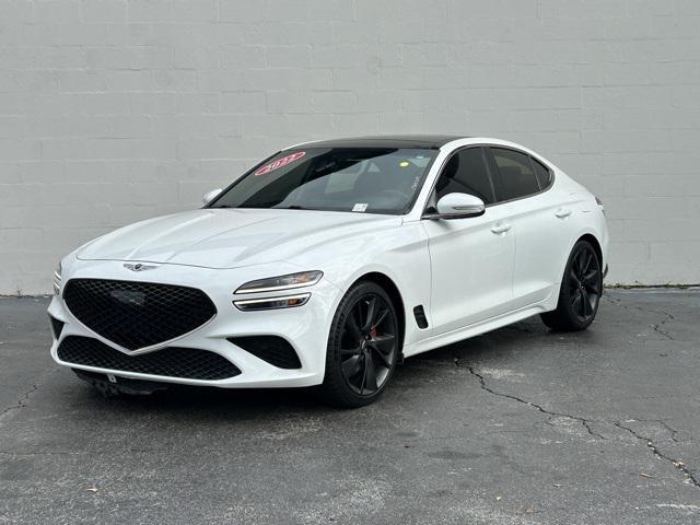 used 2022 Genesis G70 car, priced at $28,500