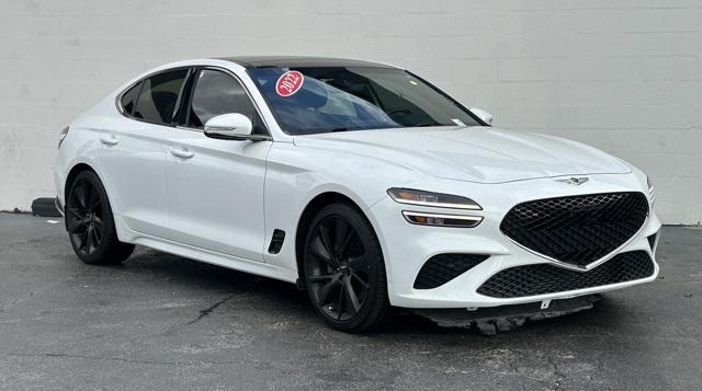 used 2022 Genesis G70 car, priced at $28,500