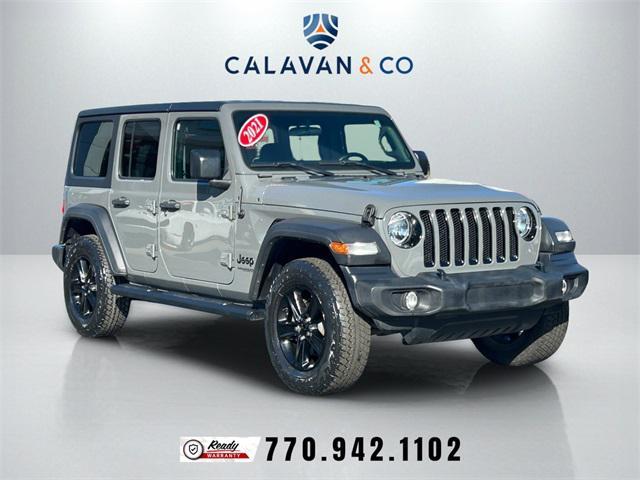 used 2021 Jeep Wrangler Unlimited car, priced at $37,500