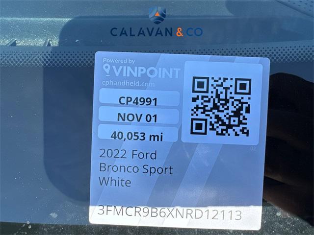 used 2022 Ford Bronco Sport car, priced at $24,491