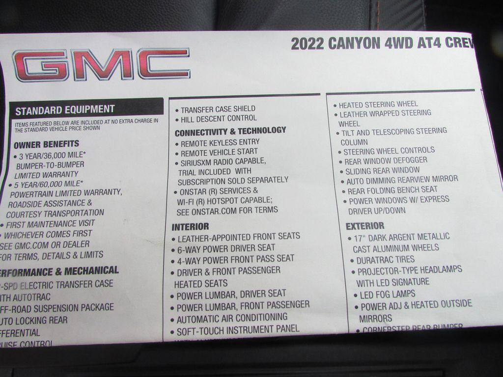 used 2022 GMC Canyon car, priced at $36,999