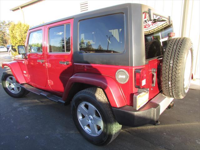 used 2012 Jeep Wrangler Unlimited car, priced at $15,999