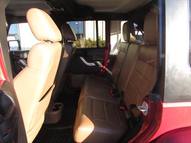 used 2012 Jeep Wrangler Unlimited car, priced at $15,999