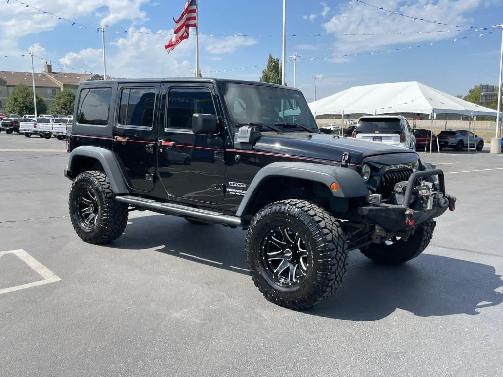 used 2016 Jeep Wrangler Unlimited car, priced at $19,816