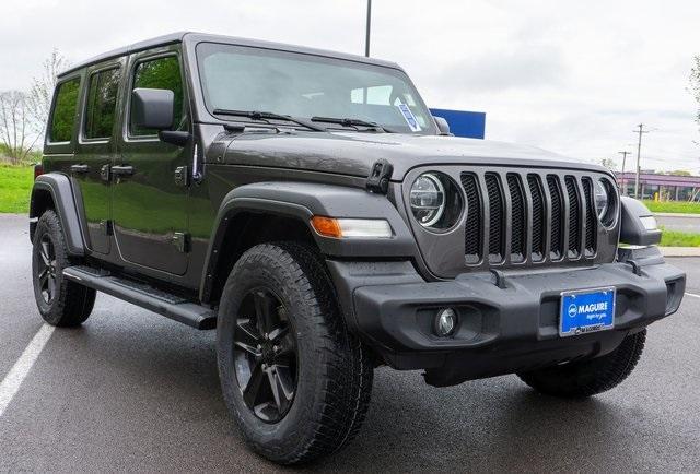 used 2021 Jeep Wrangler Unlimited car, priced at $31,999