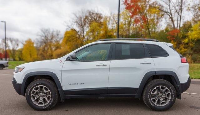 used 2021 Jeep Cherokee car, priced at $26,499