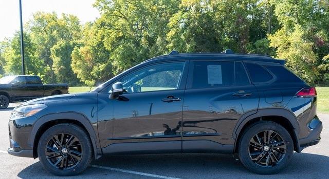 used 2024 Toyota Corolla Cross Hybrid car, priced at $29,999