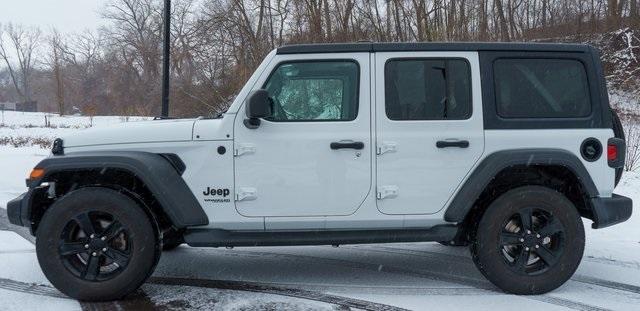 used 2021 Jeep Wrangler Unlimited car, priced at $32,799