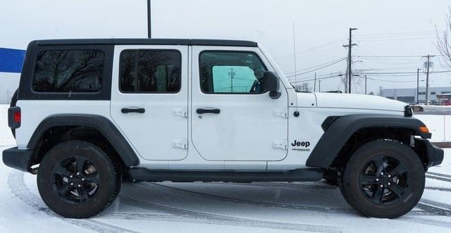 used 2021 Jeep Wrangler Unlimited car, priced at $32,799