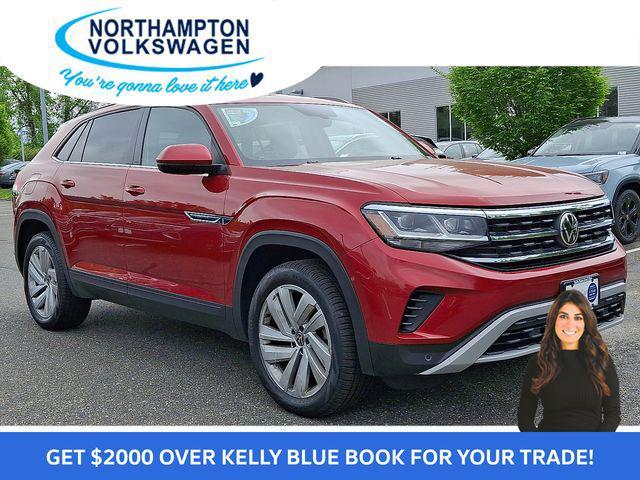 used 2021 Volkswagen Atlas Cross Sport car, priced at $23,753