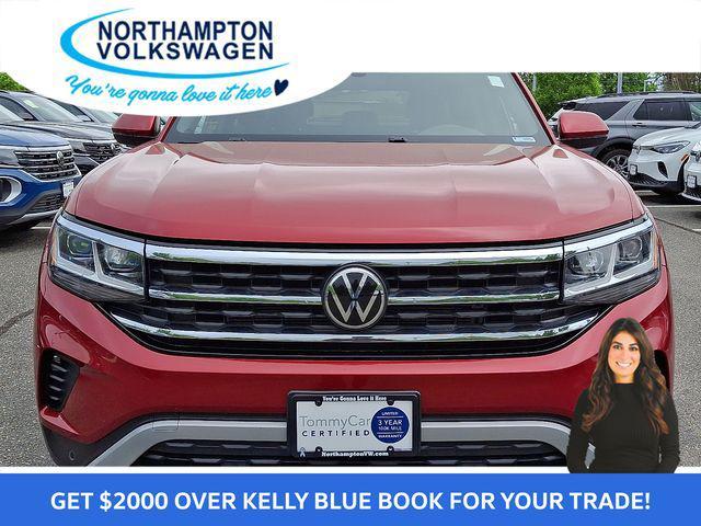 used 2021 Volkswagen Atlas Cross Sport car, priced at $23,753