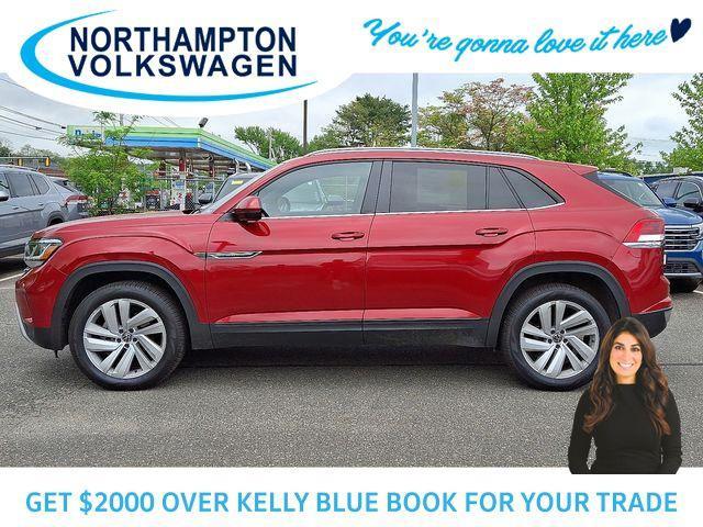used 2021 Volkswagen Atlas Cross Sport car, priced at $22,143