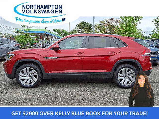 used 2021 Volkswagen Atlas Cross Sport car, priced at $23,753