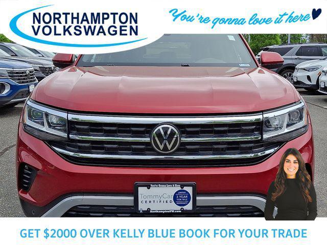 used 2021 Volkswagen Atlas Cross Sport car, priced at $22,689