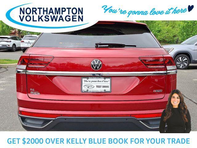 used 2021 Volkswagen Atlas Cross Sport car, priced at $22,143