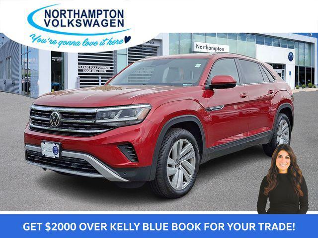 used 2021 Volkswagen Atlas Cross Sport car, priced at $23,753