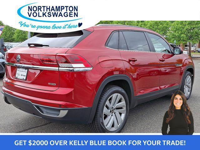 used 2021 Volkswagen Atlas Cross Sport car, priced at $23,753