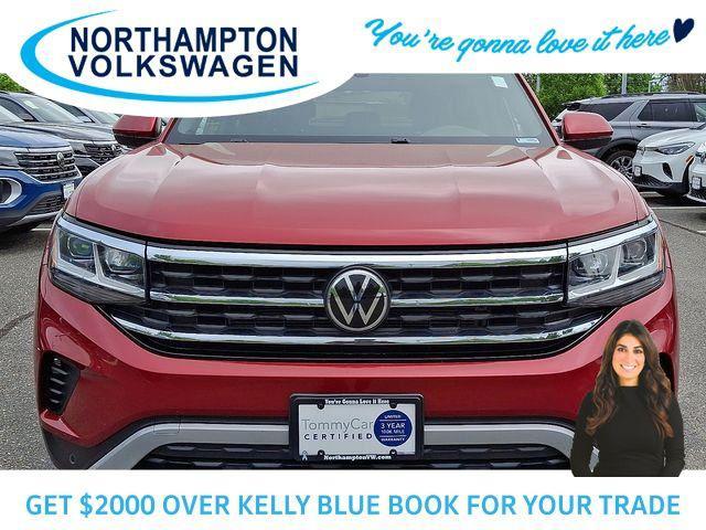 used 2021 Volkswagen Atlas Cross Sport car, priced at $22,143