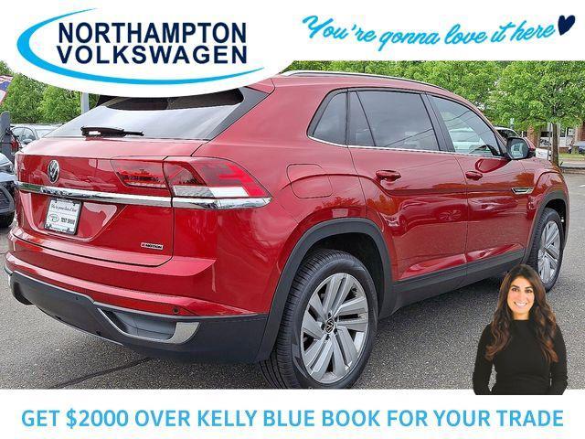 used 2021 Volkswagen Atlas Cross Sport car, priced at $22,143