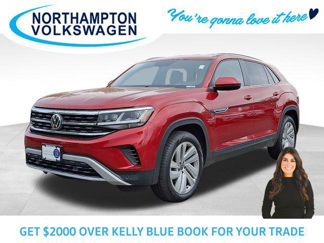 used 2021 Volkswagen Atlas Cross Sport car, priced at $22,689