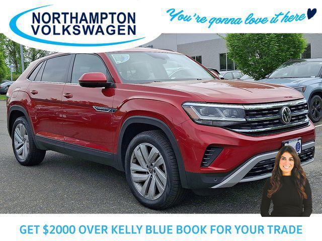 used 2021 Volkswagen Atlas Cross Sport car, priced at $22,689
