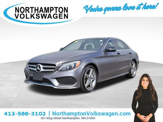 used 2018 Mercedes-Benz C-Class car, priced at $20,998