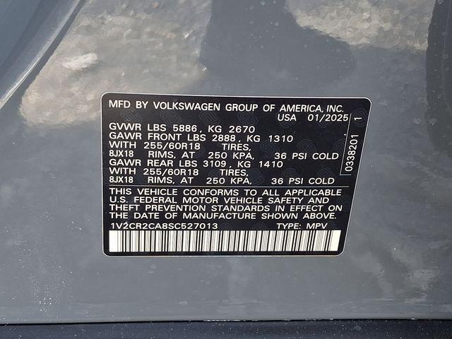 new 2025 Volkswagen Atlas car, priced at $43,478