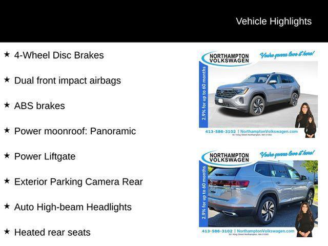 new 2024 Volkswagen Atlas car, priced at $42,000