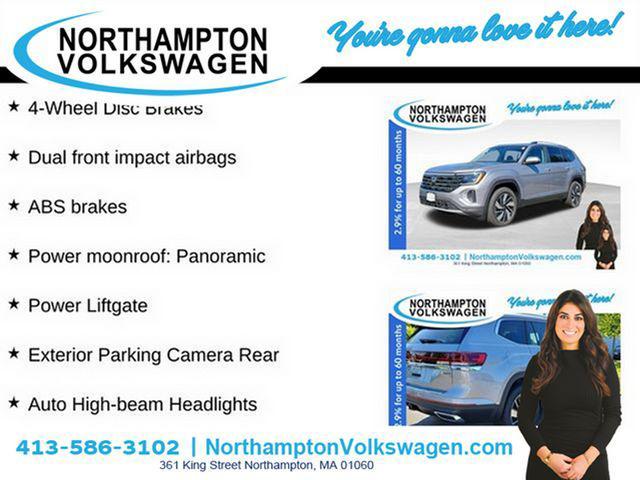 new 2024 Volkswagen Atlas car, priced at $42,000