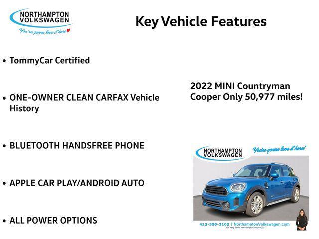 used 2022 MINI Countryman car, priced at $22,156