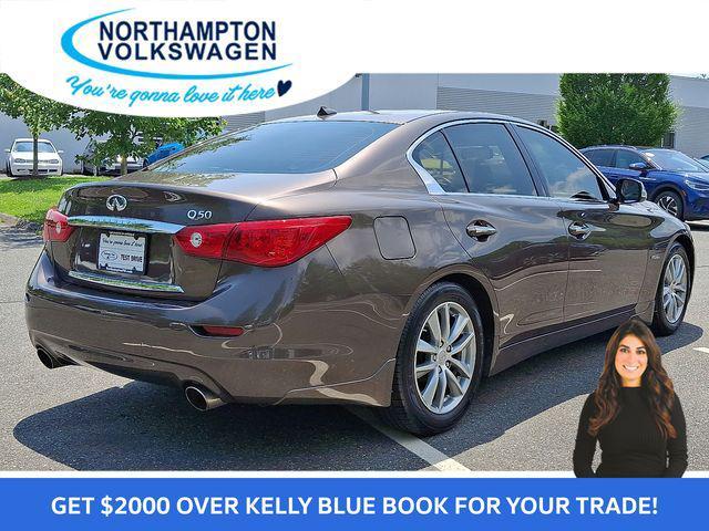 used 2014 INFINITI Q50 Hybrid car, priced at $13,985