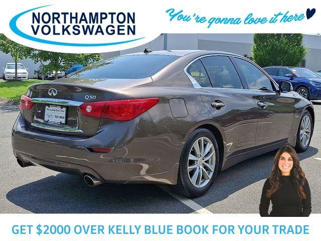 used 2014 INFINITI Q50 Hybrid car, priced at $14,190