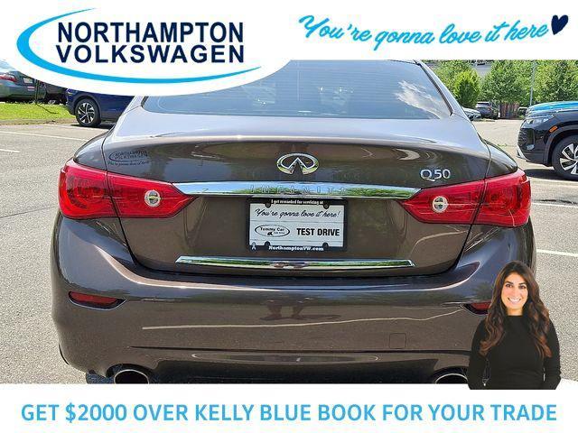 used 2014 INFINITI Q50 Hybrid car, priced at $14,190