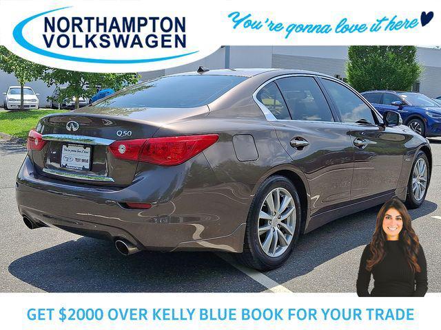 used 2014 INFINITI Q50 Hybrid car, priced at $14,190