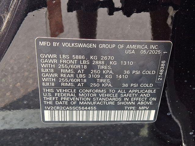 new 2025 Volkswagen Atlas car, priced at $43,693