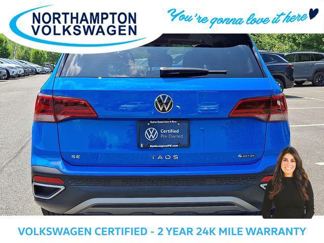 used 2022 Volkswagen Taos car, priced at $24,452