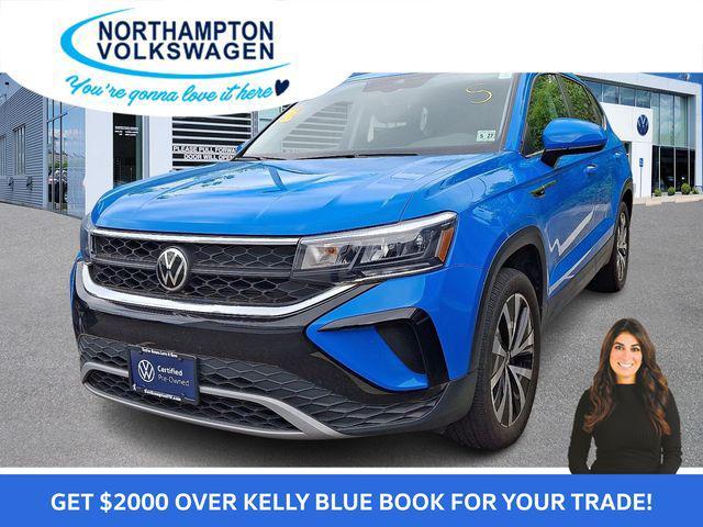 used 2022 Volkswagen Taos car, priced at $24,614