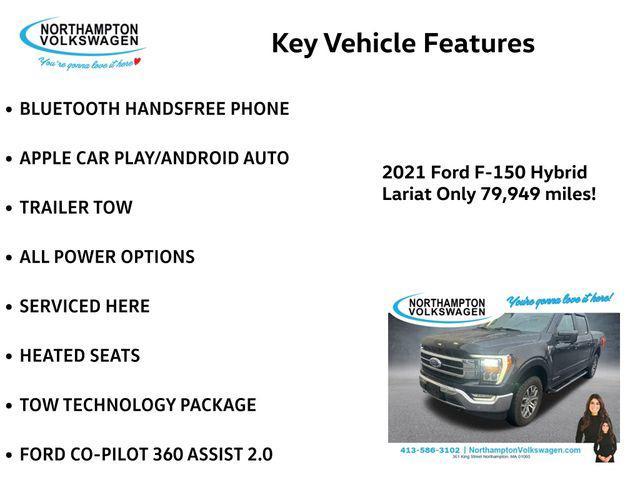 used 2021 Ford F-150 car, priced at $39,153